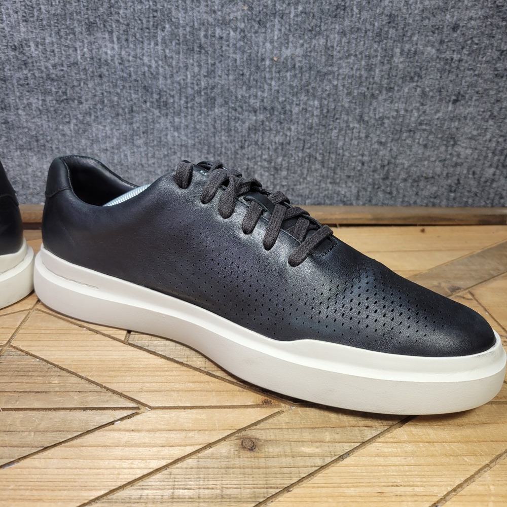 Cole Haan Grand Pro Rally Men's 12 Laser Cut Black C31219 Sneakers Shoes - Picture 6 of 14